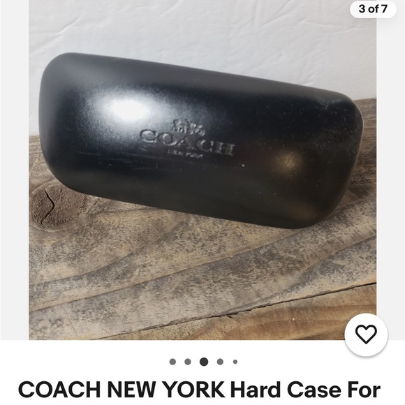 Coach Black Glasses Hard Case - Picture 2 of 5